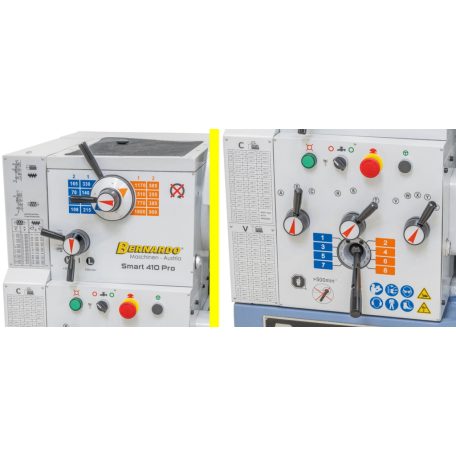 3,0/4,5kW Smart 410 x 1000 Pro + háromtengelyes digitális mutató Univerzális Esztergagép