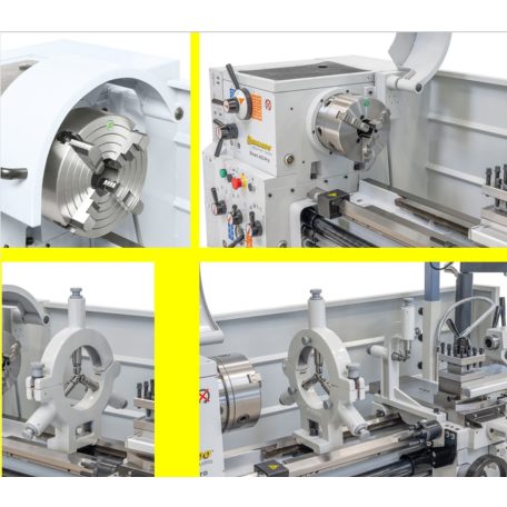 3,0/4,5kW Smart 410 x 1500 Pro + háromtengelyes digitális mutató Univerzális Esztergagép