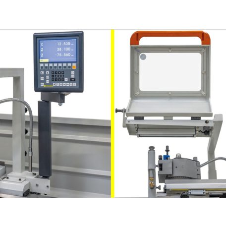 7,5/10,0kW Titan 560 x 2000 Pro + háromtengelyes digitális mutató Nagy teherbírású ipari Univerzális Esztergagép