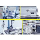 9,0/12,0kW Goliath 660x3000+ háromtengelyes digitális mutató Nagy teherbírású ipari Univerzális Esztergagép 