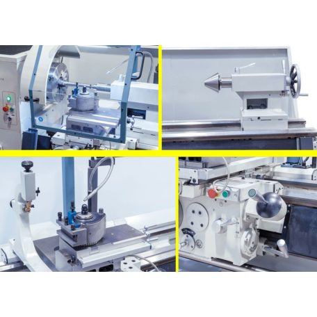 9,0/12,0kW Goliath 660x3000+ háromtengelyes digitális mutató Nagy teherbírású ipari Univerzális Esztergagép 