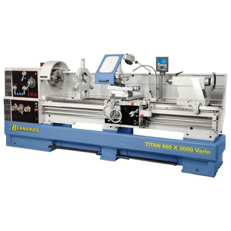 7,5kW Titan 800 x 3000 Vario Nagy teherbírású ipari esztergagép