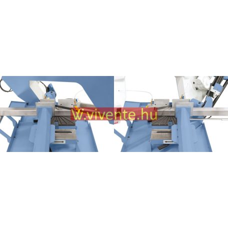 MBS530DGAV Félautomatikus kettős-sarkalószalagfűrész 