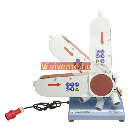  75x1180mm, 400V, BDS75 Szalag- és tányércsiszoló