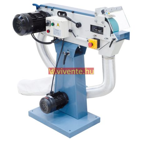  75x2000mm, 400V, MS75x2000DC-2 Szalagcsiszoló elszívóval 