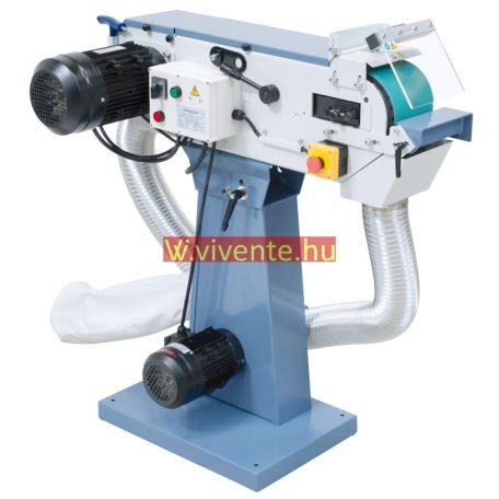 150x2000mm, 400V, MS150x2000DC-2 Szalagcsiszoló elszívóval 