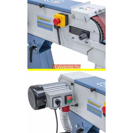 150x2000mm, 400V, BSM150x2000DC-2 Szalagcsiszoló elszívóval 