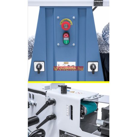  75x1520mm, 400V, KBR75x1500DC-2 Csiszológép szívóval