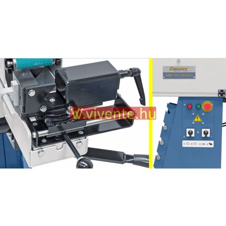 100x2000mm, 400V, KBR100x2000 Duo Kombinált szalag- és csőcsiszológép 