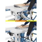 400x30mm, 400V, UZT400 Univerzális asztali körfűrész - ácsmunkához