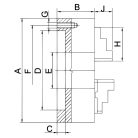 4-pofás tokmány PS4-250