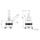 Revolverfej MK 2, 3 állomással