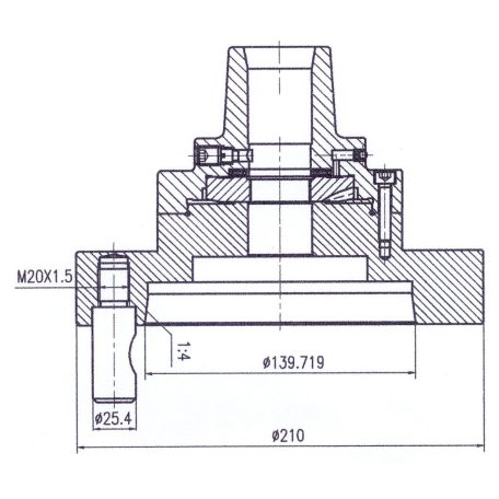 Szorítófogó-tokmány 5C Profi(-center) 700 szériához