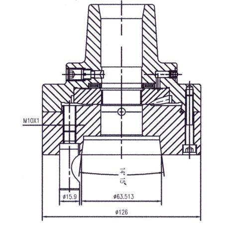 Szorítófogó-tokmány 5C, D1-4