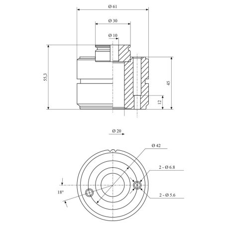 Gyorsváltó-szerszámtartó szett Multifix rendszer A nagyság
