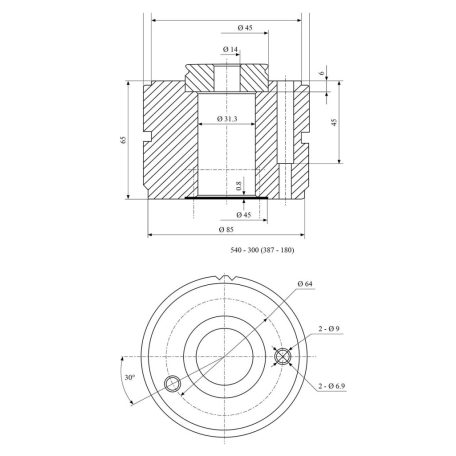 Gyorsváltó-szerszámtartó szett Multifix rendszer, B nagyság