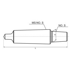 Fúrótokmány tüske MK 2 - B 16 MK 2