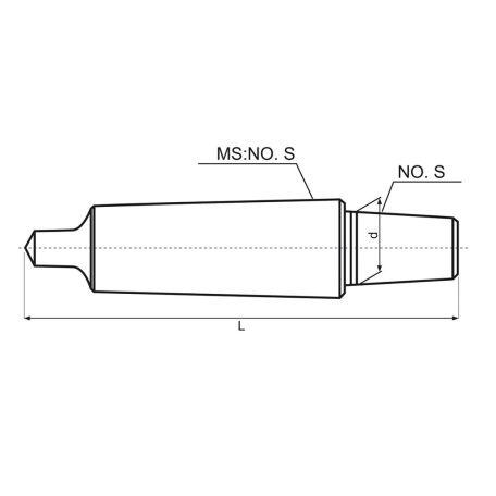 Fúrótokmány tüske MK 3 - B 16