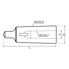 Szűkítőhüvely MK 2 / 1