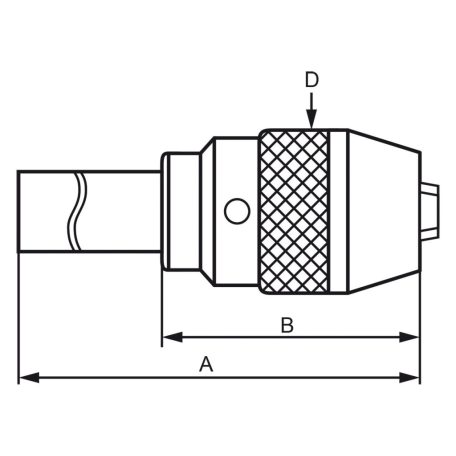 Fúrótokmány gyorsszorítós közvetlen befogatással MK 2 / 1 - 13 mm