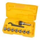 Maró-szorítófogó-tokmány szett ER 25, MK 2, 3-16 mm, 8 részes