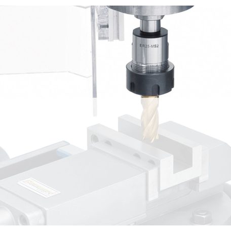 Maró-szorítófogó-tokmány szett ER 25, MK 2, 3-16 mm, 8 részes
