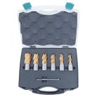 Magfúró HSS készlet CDS, TiN-bevonattal, 14 - 24 mm, fúrási mélység: 25 mm