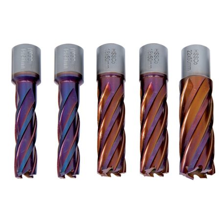 Magfúró HSSCO5 CDL, nACO-bevonattal, 14/18/22 mm, fúrási mélység: 50 mm, 5 darab 