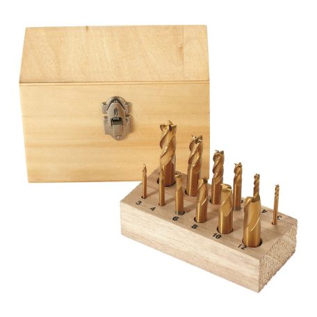 Szármaró TiN-bevont 3 - 12 mm, 12 részes