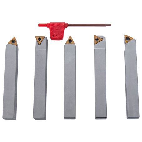 Esztergavéső-tétel HM-fordító-vágólapokkal 12 mm