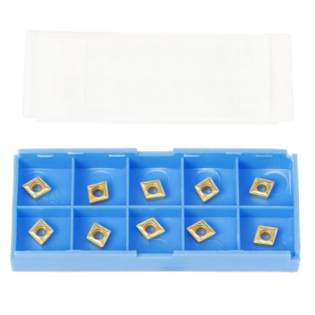 Keményfém váltólapka készlet (10 dB) esztergaszerszámokhoz