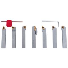 Esztergavéső-tétel HM-fordítólapokkal 16 mm, O tétel