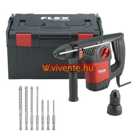 CHE 4-32 R SDS-plus + fúrószár készlet Kombi-ütvefúró kalapács 4 kg, SDS-plus