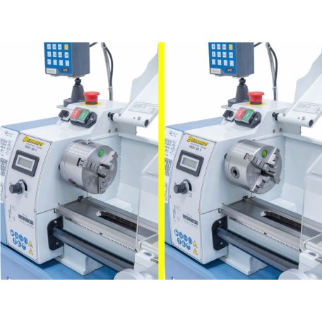 230V Profi 300 V+ kéttengelyes digitális kijelző DT 40 Asztali esztergagép 