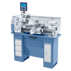   230V Profi 700 Top+ kéttengelyes digitális kijelző ES-12 V Vezér- és vonóorsós esztergagép 