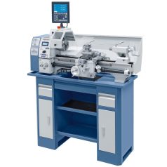   400V Profi 550 PRO + kéttengelyes digitális kijelző ES-12 V Vezérorsós esztergagép 